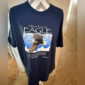 Eagle Navy Blue Graphic T-Shirt